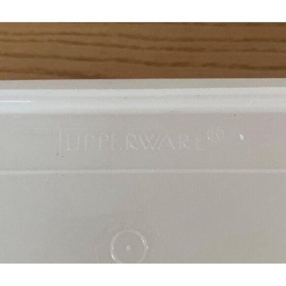 Vtg Tupperware Velveeta Cheese Keeper Dish Clear Plastic Rectangular Container - Picture 4 of 7